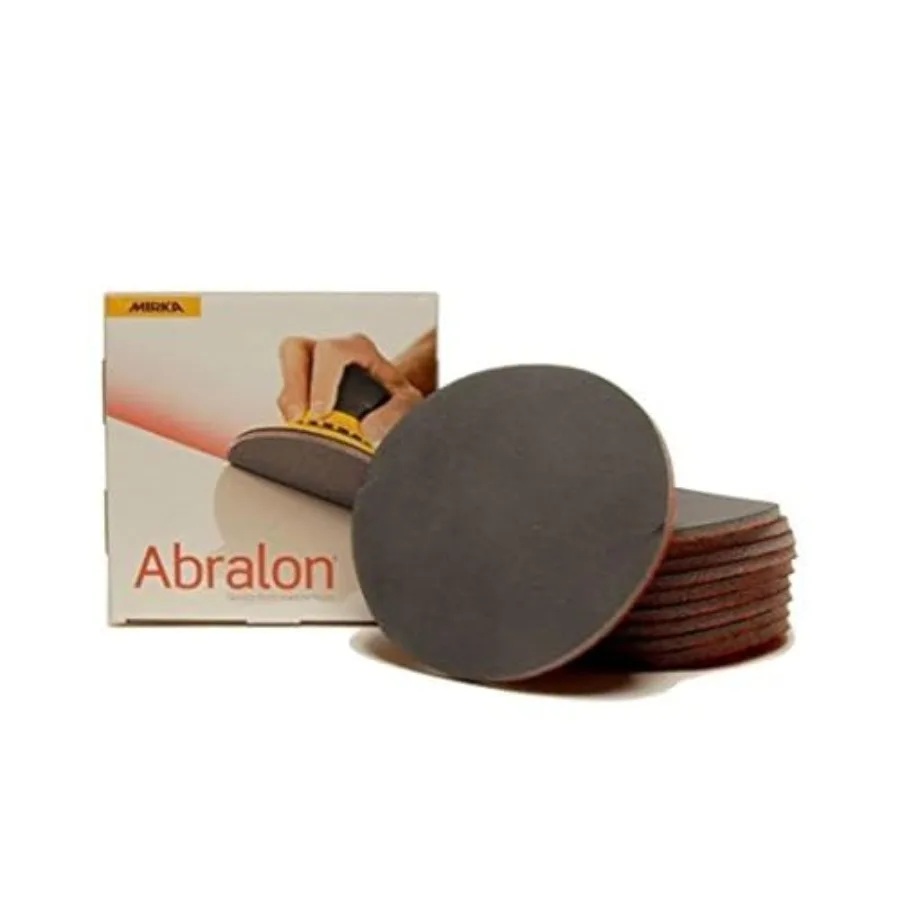 

Abralon 6 Inch 1000 Grit Foam Sanding Discs 10 per box MK-240-1000 Fabric Fine 6x6 inches Compatible with Dry and Wet Sanding