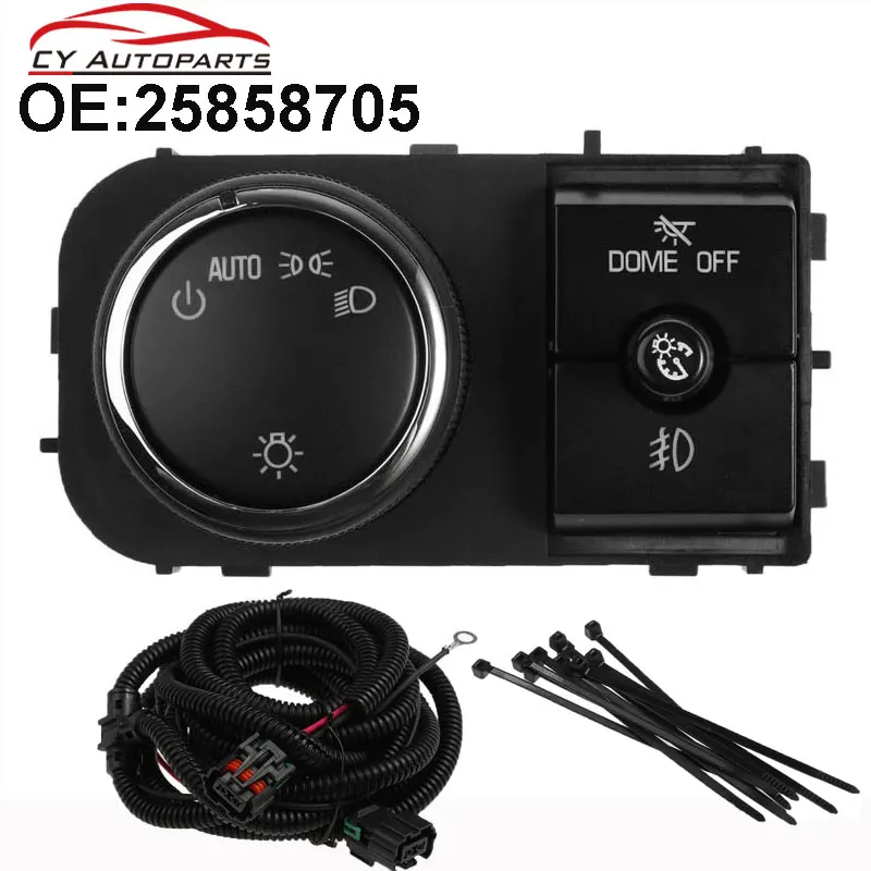 New High Quality Headlamp & Dome Light Dimmer Switch For 07-13 GMC Sierra Yukon 25858705