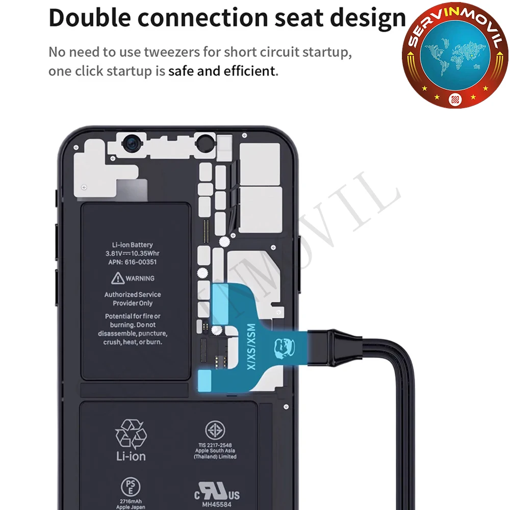 Power Boot Cable MECHANIC Power Pro Max 2.0 Repair Line For IP 6 6P 7 7P 8 8P X XS Max 11 12 13 14Pro Max 12Mini 14Plus 15ProMax