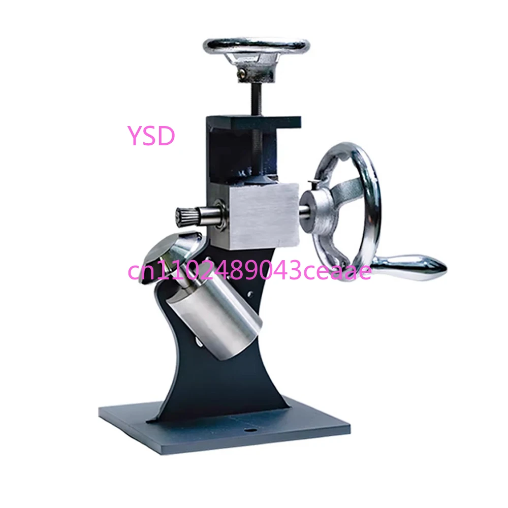 

Handmade Shoe Sole Edge Embossing Machine with 4 Replaceable Pattern Wheels