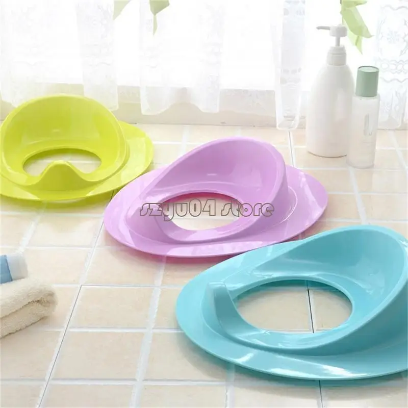 4X7D مقعد مرحاض للأطفال سهل التنظيف للأطفال الصغار بعمر 24 شهرًا فما فوق، تصميم مضغوط مناسب للسفر للأطفال