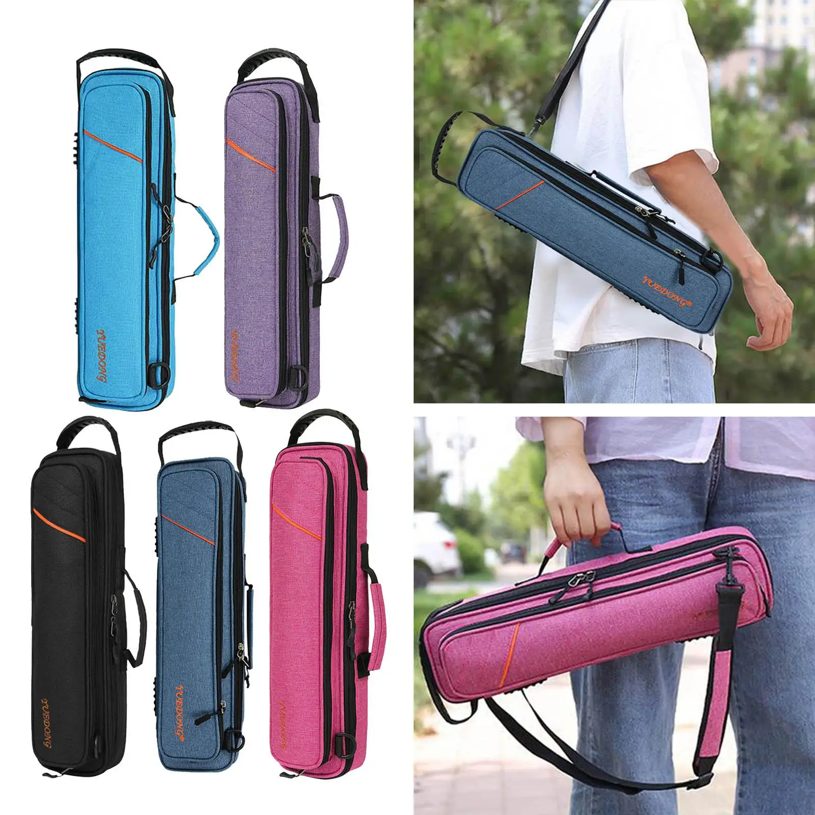 

Instrument Bag Portable Flute Accessories Lightweight Wear Resistant Soft
