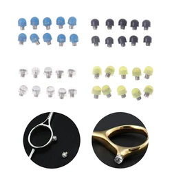 10pcs Hair Scissors Rubber Silencer Rubber Muffler Hair Scissor Silencer Accessory Styling Tools Barber Salon Replacement