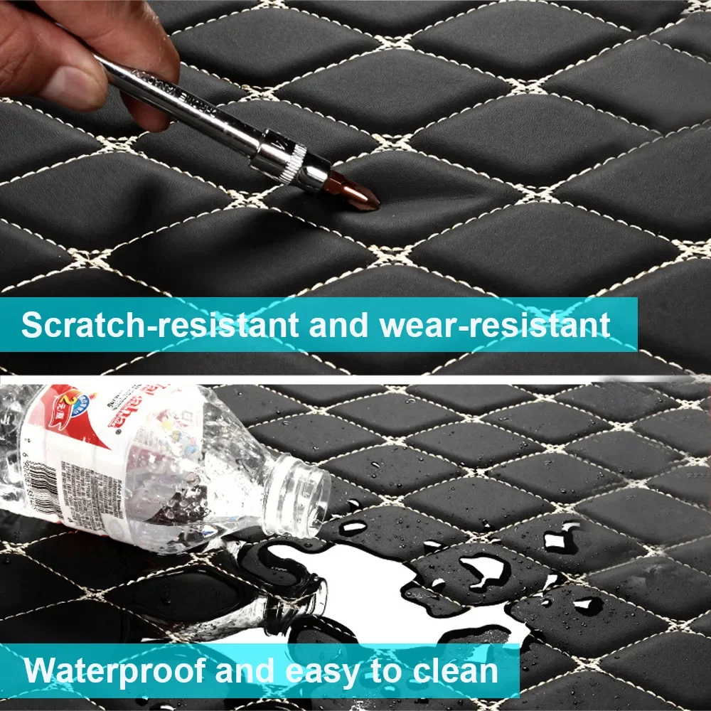 الحصير سيارة لشركة فولكس فاجن VW ID.4 2021-2024 مخصص السيارات منصات القدم غطاء السجاد السيارات الداخلية تقليم السيارات 0601 #4