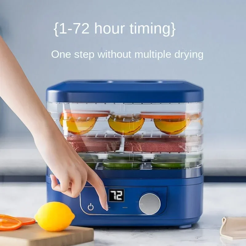 Secador de frutas, alimentos, frutas y verduras, carne, secador de alimentos, pequeño deshidratador de alimentos para el hogar, desidratador de carne seca para alimentos