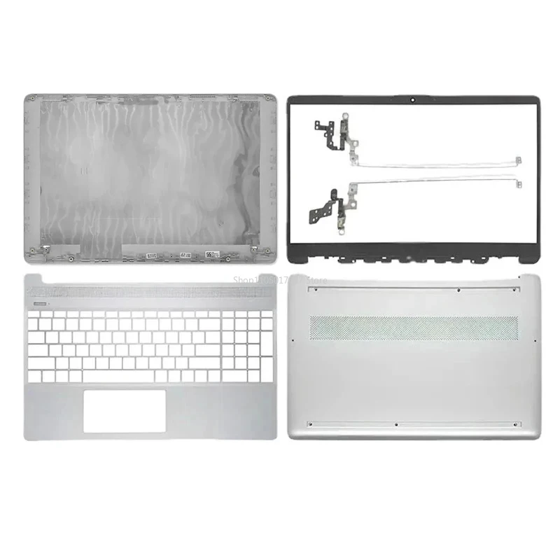 For HP 15S-FQ 15S-FR 15S-EQ 15-EF 15-ER 15-DY TPN-Q222 TPN-Q230 Laptop LCD Back Cover Bezel Hinges Palmrest Botttom Case Top Lid