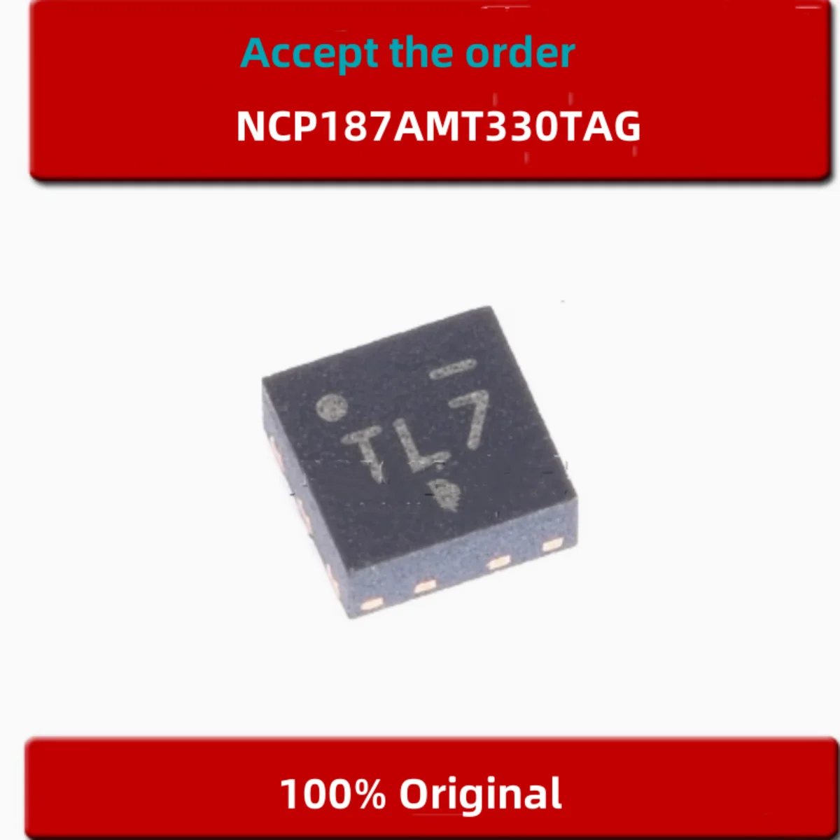 5PCS 100% New NCP187AMT330TAG TLX  NCP361MUTBG ADK NCP308MTADJTBG AAT DFN-6 Brand New Original Chips ic