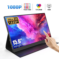 15.6 Inch Touch Portable Monitor HDR Extended Display16:9 Low Blue Light 1920*1080P 300cd/m2 for Laptop Second Screen XBoxPS4/ 5
