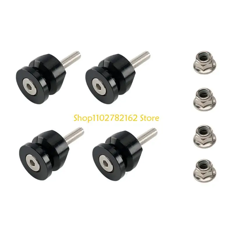 

547B Pack of 4 Motorbike Tail Box Quick Release Base Pads High Durability Aluminum Alloy with Enhanced Security Rapid Install