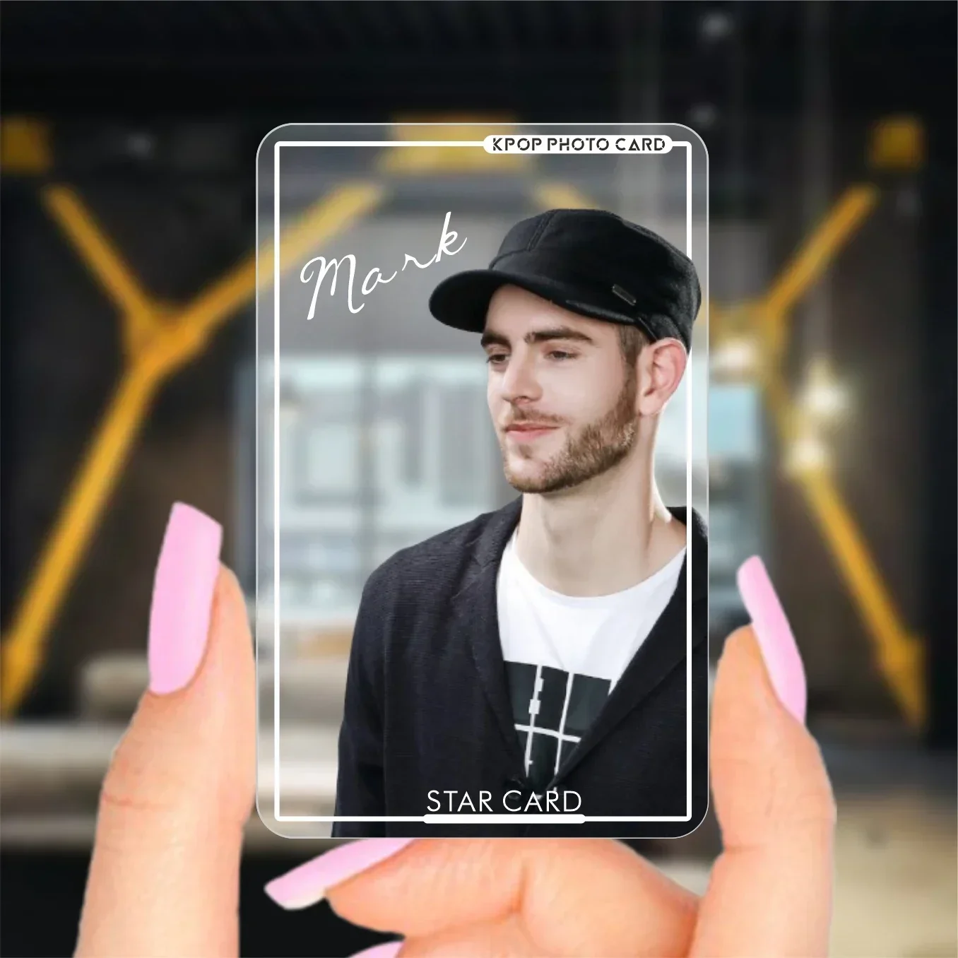 100/200/500 PCS Transparent PVC Free customization of star cards kpop photocard Personal Art Photo Card