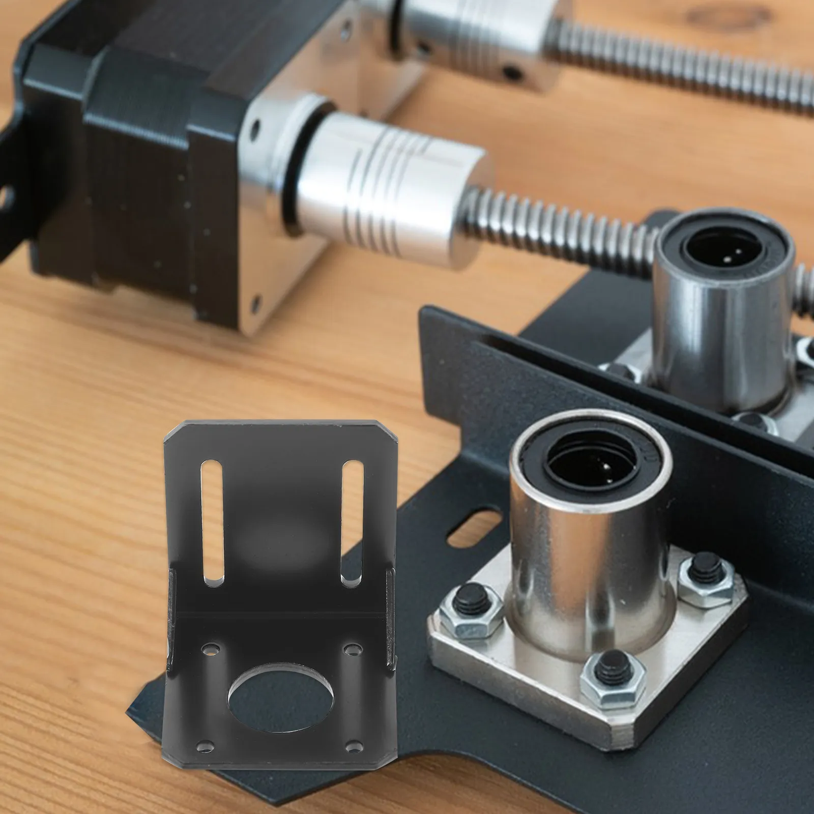 5Pcs Stepper Motor Mounting Bracket Alloy Steel Smooth Surface Easy Install for 42Mm Stepper Motors Mounting Bracket for Nema17