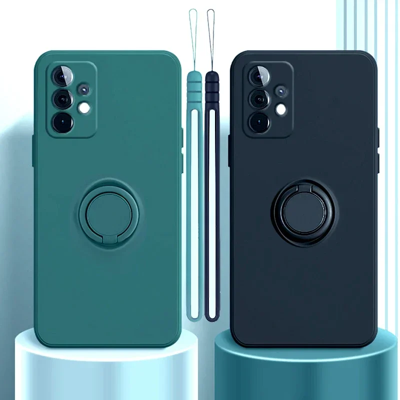 

Бронированный противоударный чехол с магнитным кольцом-держателем для Samsung Galaxy S24 23 22 S21 S20FE Note 9 10 20 Ultra Plus, защищенный от падения чехол для телефона