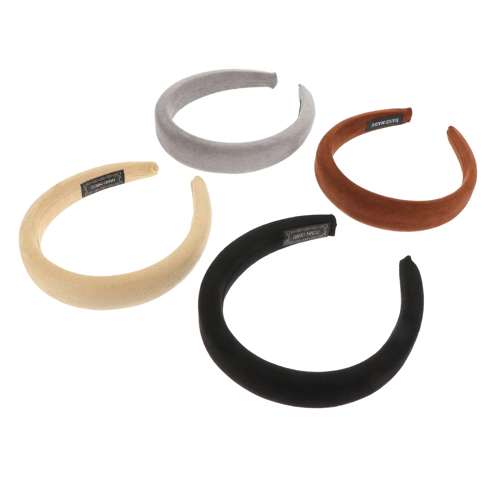 

4Pcs Retro Women Hairband Simple Wide-Brimmed Headband for Face Washing Party Stylish Daily Wear Elegant Fashion Hair Accessory