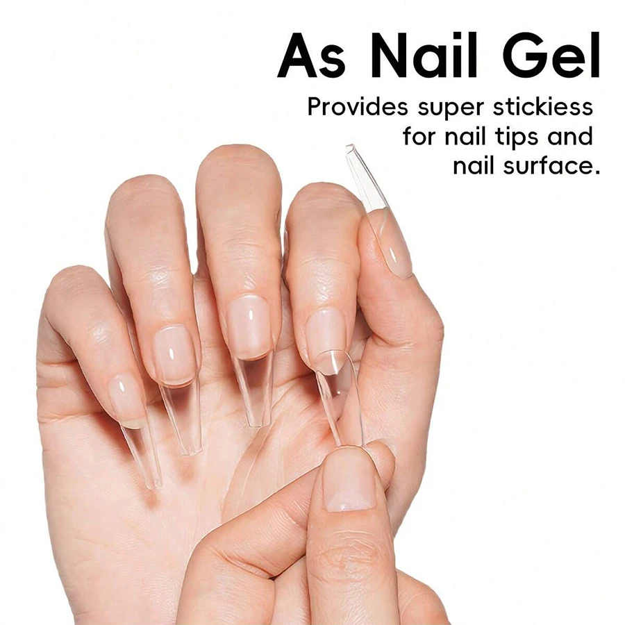6 In 1 Nail Gel Polish Base Coat Gel Extension Gel For Acrylic Nails False Nail Tips,Top Coat Watercolor Gel For Nail Art DIY