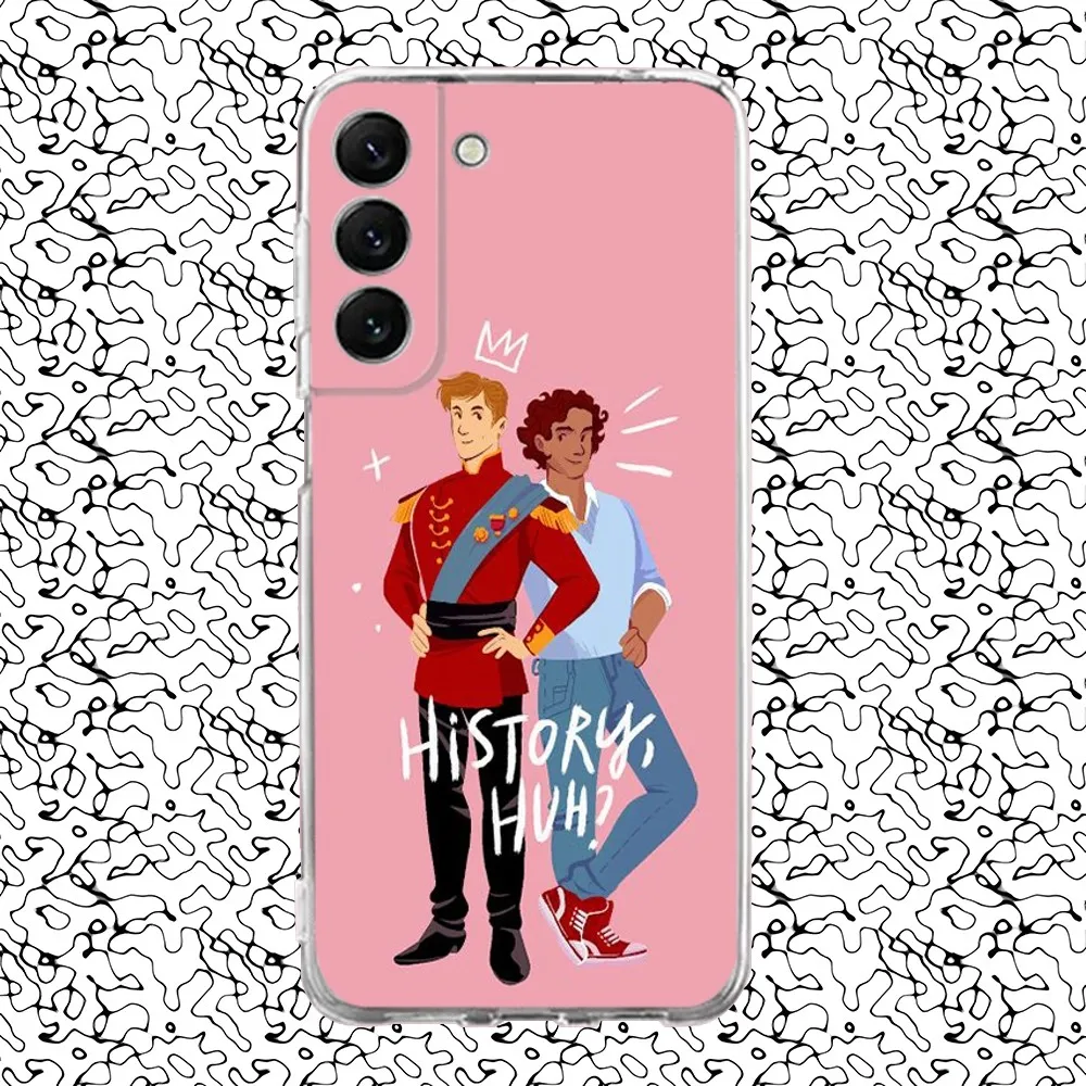 Funda de silicona para teléfono móvil Samsung, carcasa transparente de color rojo, blanco y azul real para modelos S30,S23,21,22,20 Ultra,S20 FE lite,S10,9,PIus Note20ultra