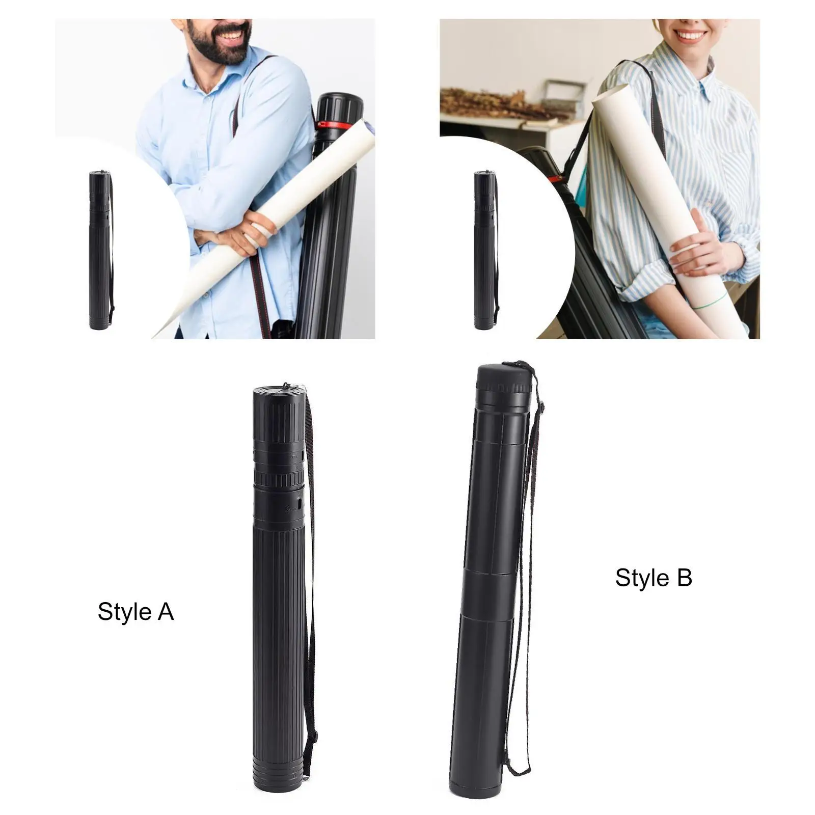 expandable-poster-tube-portable-multifunctional-telescopic-with-adjustable-shoulder-strap-storage-tube-for-blueprints-draftings