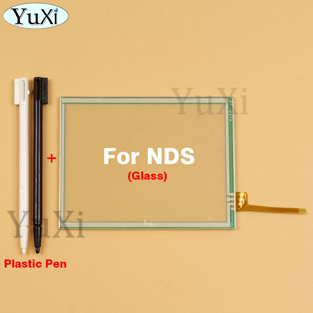 1Set Digitizer-Bildschirm für NDS Lite, untere Touchscreen-Linse mit Touchscreen-Stylus-Stift für NDSi XL LL, Ersatzteile