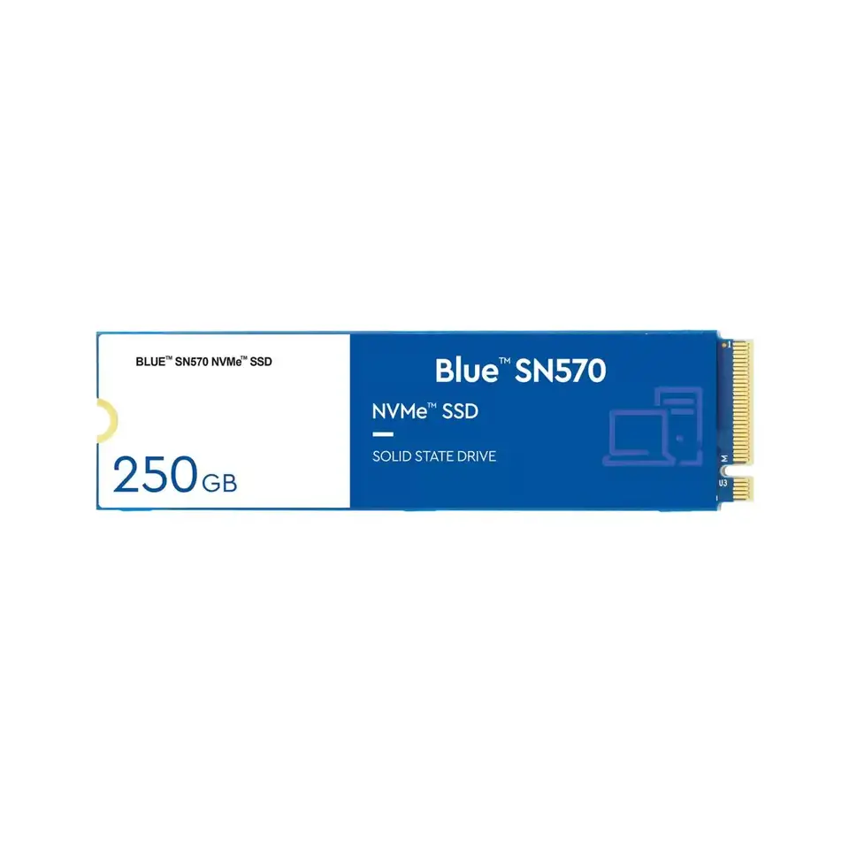 휴대용 외장 웨스턴 디지털 블루 SN570 NVMe M.2 2280 SSD 250GB 500GB 1TB 2TB 썸네일 5