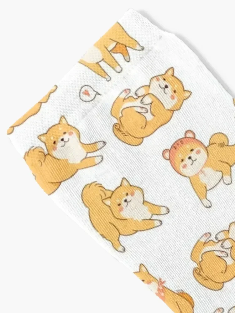 I Love Shiba Inu Puppies Socks japanese fashion gifts Sports Man Socks Women's