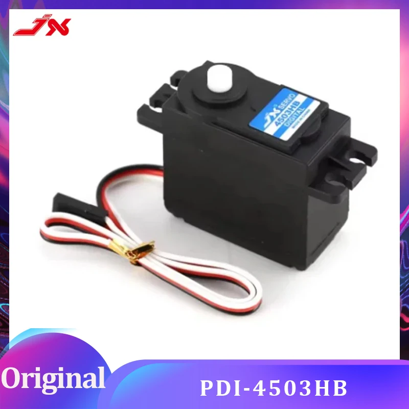 JX Servo PDI-4503HB Engrenagem Plástica 120 °   Servo de grande torque padrão digital 330Hz para acessórios de robô de carro tanque de drone de helicóptero