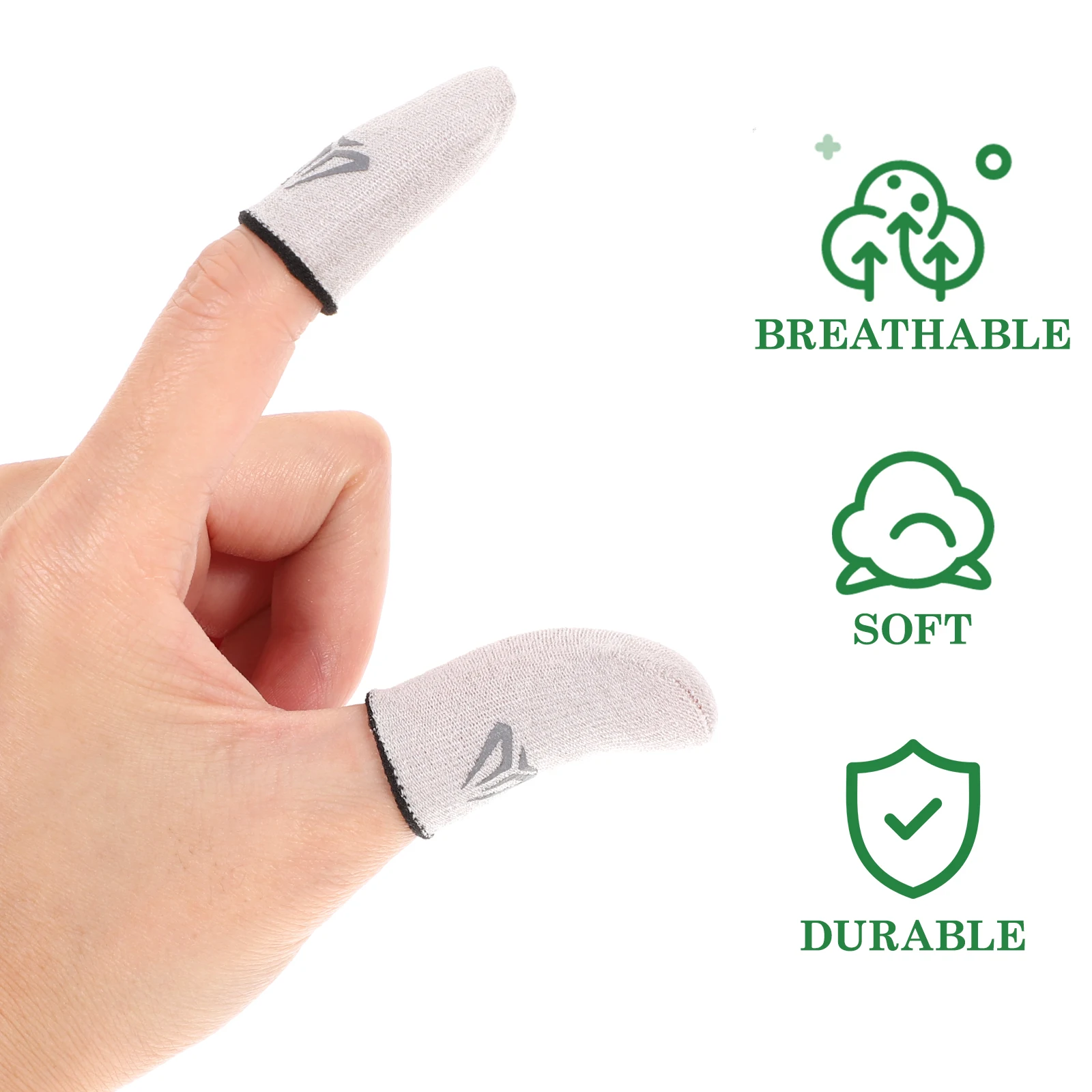 

Gaming Finger Sleeves Thumb Covers Breathable Polyester Antiperspirant Mobile Phone Accessories Sweat Proof Gaming Thumb Sleeves