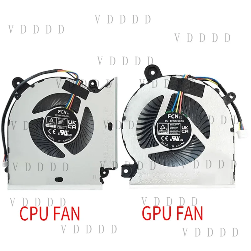 Z... Fan For MSI Katana GF63 GF66 GL76 GF76 MS-16R1-16R2 1581 PAAD06015SL N459 N413