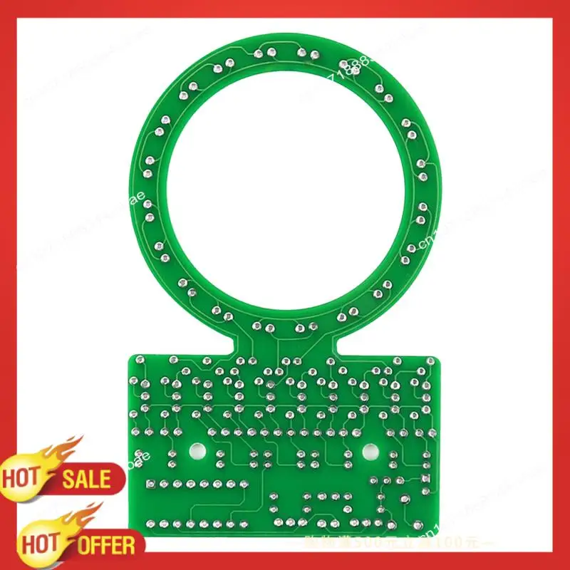 Lámpara Led de agua con gradiente de anillo B47C CD4017, Kit electrónico Diy, piezas de producción de soldadura divertidas para entrenamiento y enseñanza