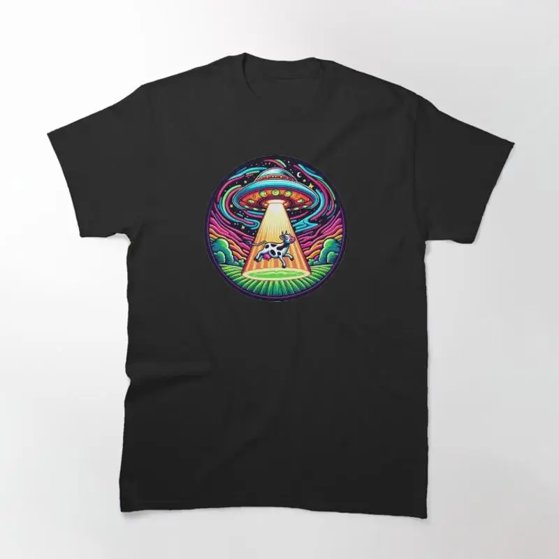 Cow Abducted By A UFO Classic T-Shirt