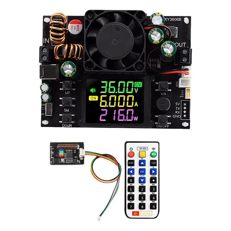 XY3606B 216W Adjustable Voltage Regulator Power Supply+433M Kit DC Buck Boost Converter Voltage/Current Step-Down Module