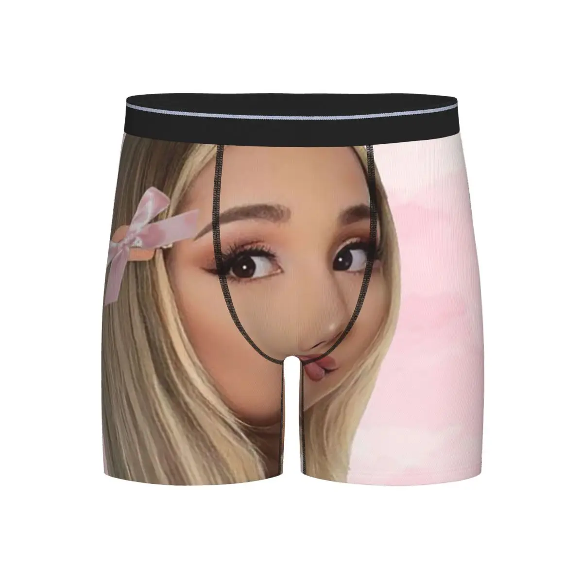 

Long Boxer Underpants Shorts Ariana Grande Singer Panties Male Comfortable Underwear for Homme Man Boyfriend Gifts