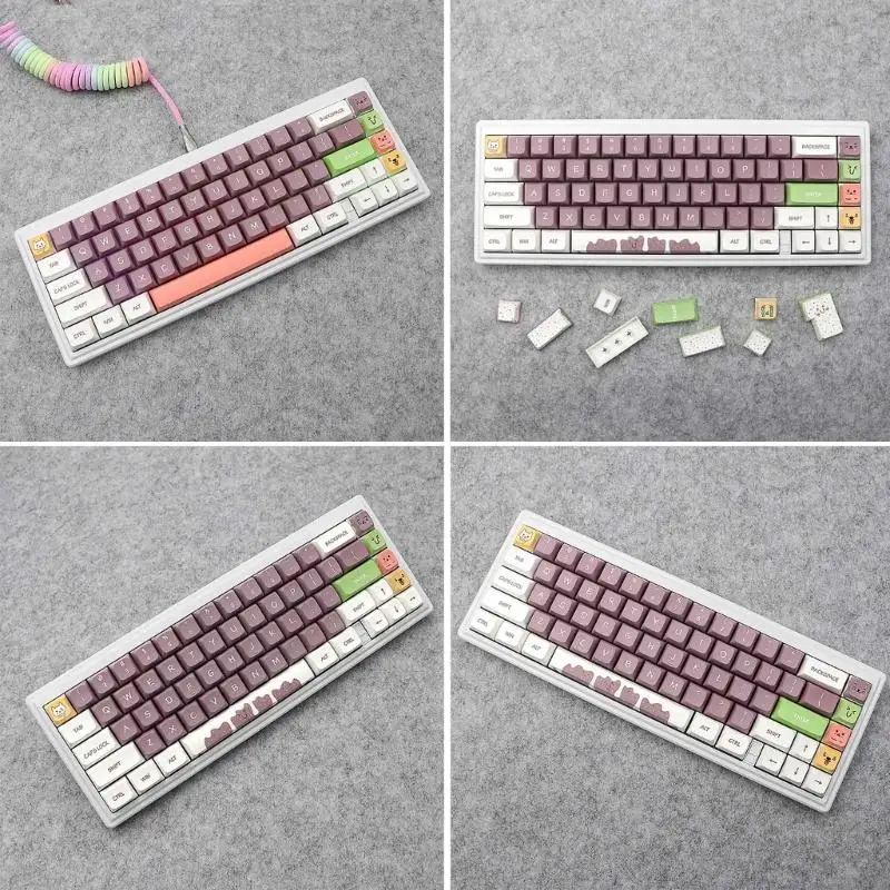 96BA Sweet Theme Keycaps XDA Keycap For dz60/RK61/64/gk-61/68/98 Machanical