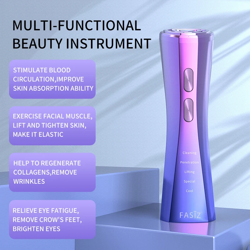 المكتبة الذكية المنزلية عالية التردد العصا العناية بالعين رئيس مكافحة الشيخوخة جهاز تجميل الوجه والرقبة مكافحة الشيخوخة مدلك #4