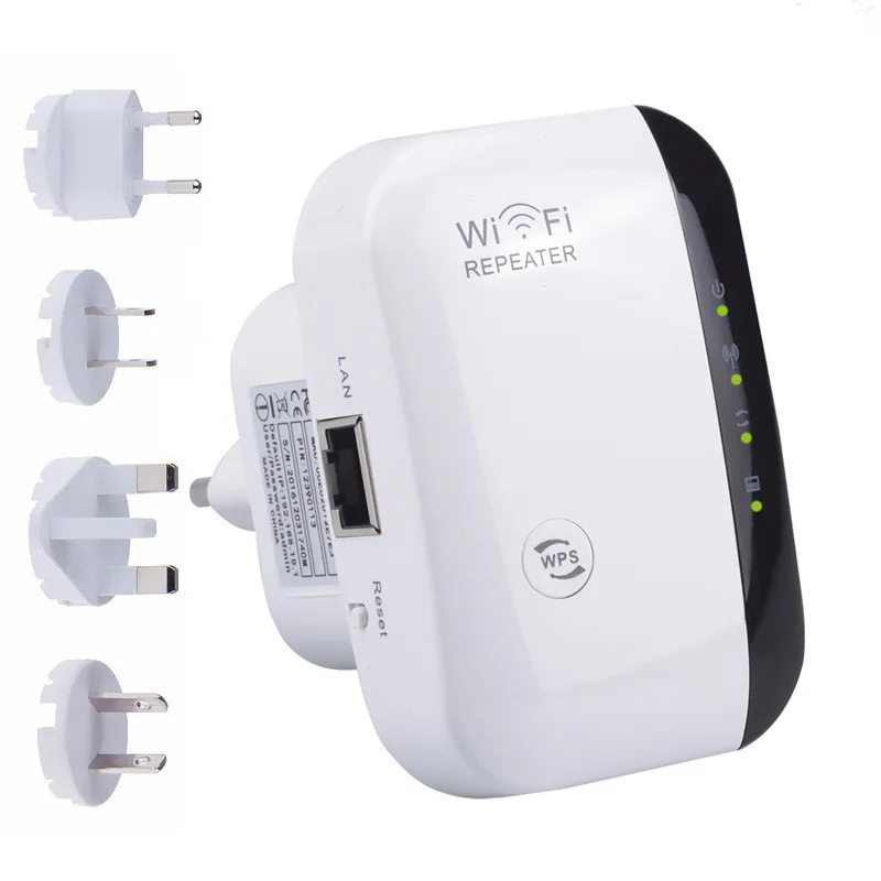 Wireless WiFi Network Repeater 300Mbps Extender Amplifier Booster Router 802.11 WPS Long Range 2.4GHz WiFi Router Relay Enhancer