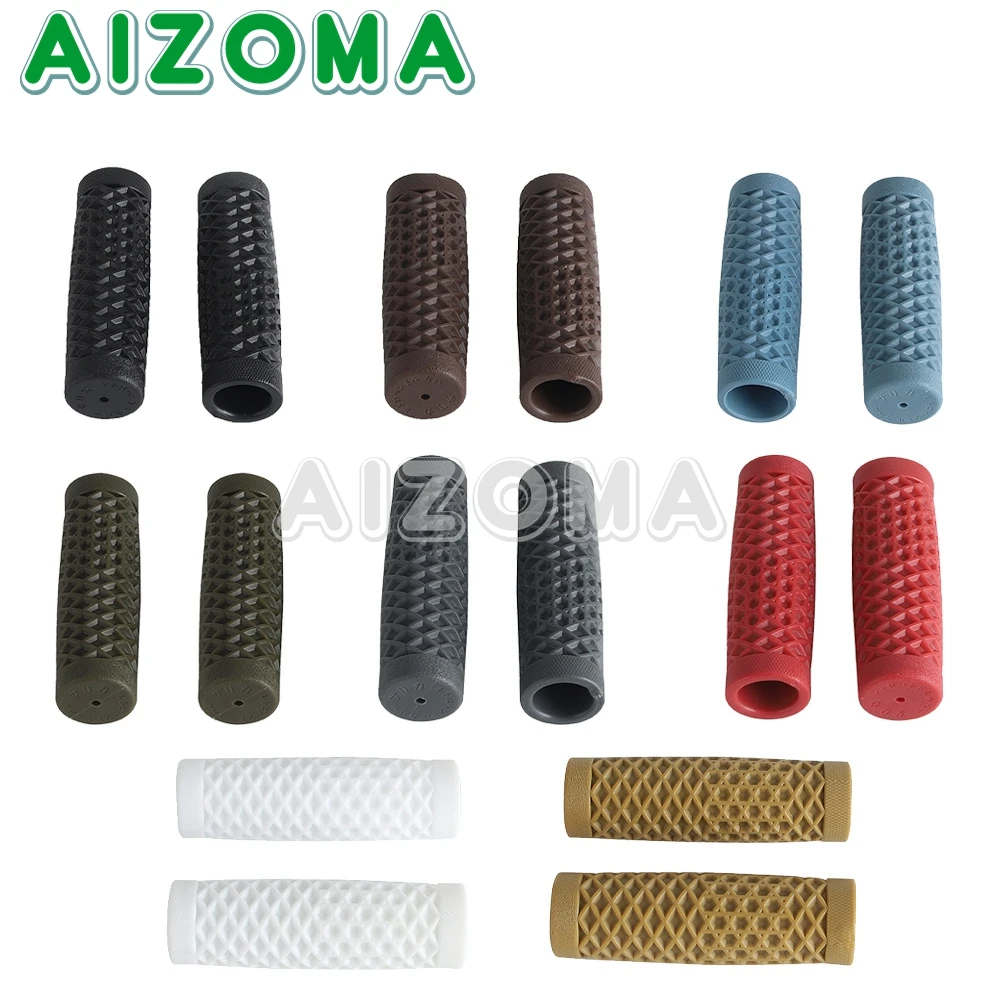 Universal 1 INCH Handlebar 25/28MM Motorcycle Hand Grips Non-slip Rubber Grips For Honda Yamaha Suzuki BMW Kawasaki Harley