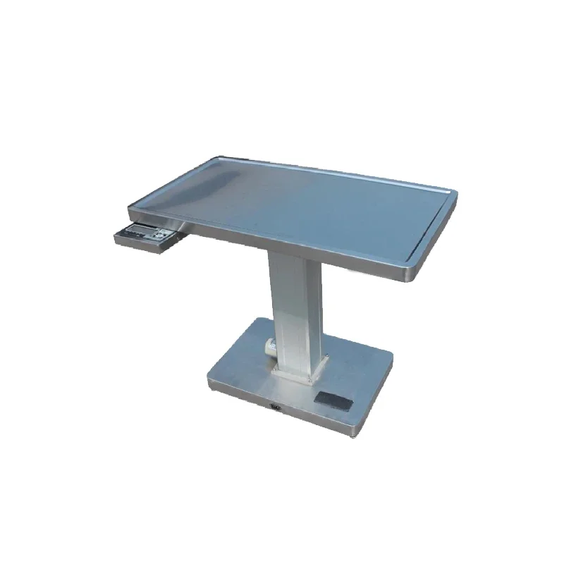 Popular ZL-08 Veterinary Clinic Stainless Steel Disposal Table Medical Pet Surgical Table Treatment Table with Weight Function