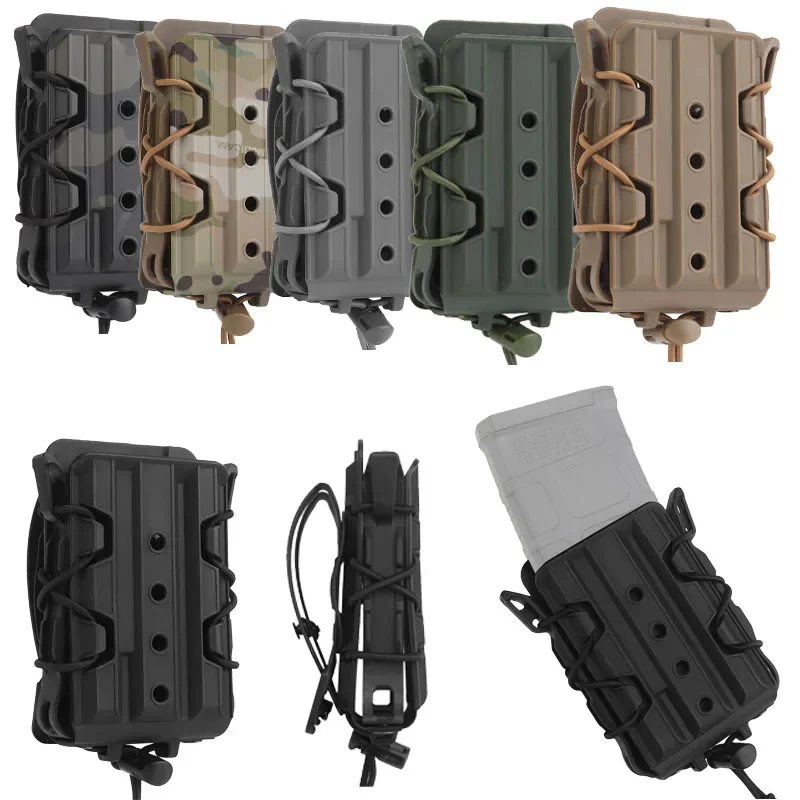 

All Terrain Rifle Mag Pouch 5.56/7.62mm Hunting Waist Bag CS Wargame Tactical Molle System Shooting Accessories