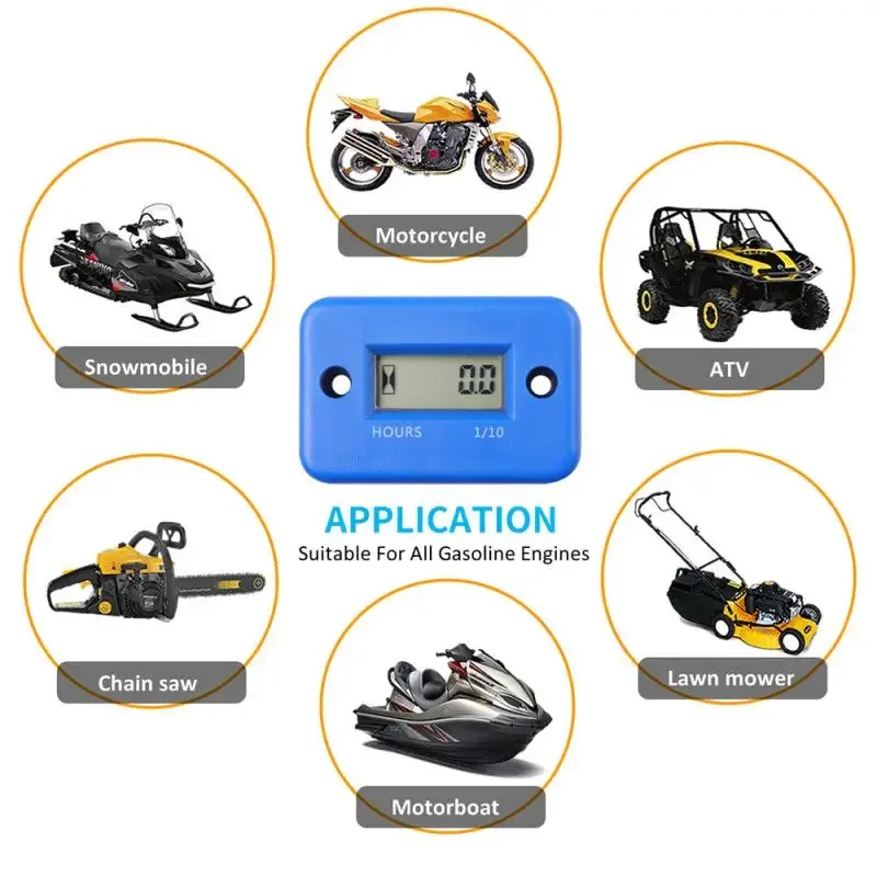 AliExpress kebidumei Digital Hours Meter LCD Counter For ATV Motorcycle Instruments Clocks Snowmobile Boat Generator Bike Car Accessories