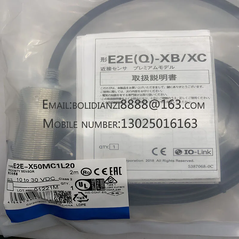 

E2E-X50MC1L30 E2E-X50MC2L30 E2E-X50MB1L30 E2E-X50MB2L30 E2E-X50MC1L30-M1 E2E-X50MC2L30-M1 Original genuine proximity switch