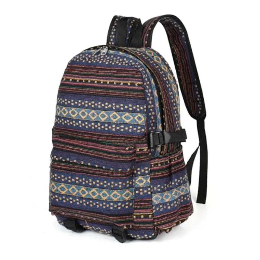 

Casual Backpack for WomenVintage Unique Style Fashion Backpacks Purse Boho Ethnic Handbag Shoulder Bag