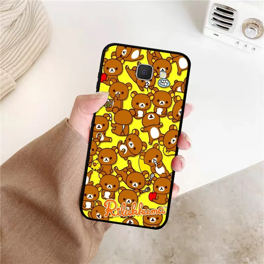 R-Rilakkuma Phone Case For Samsung J 7 plus 7core J7 neo J6 plus prime J6 J4 J5 Mobile Cover