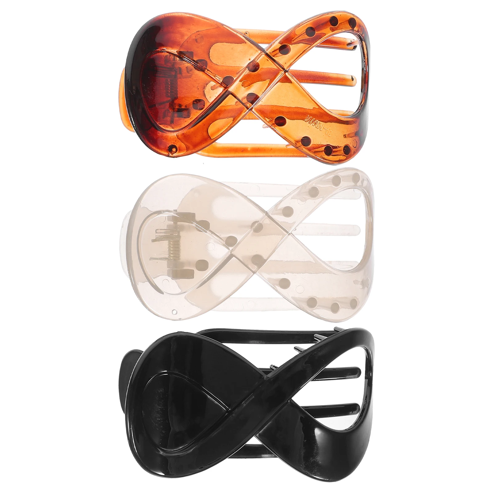 

3 Pcs Bobby Pins Large Flat Hair Clip Barrettes Bun Accessory for Clips Styling Buns French