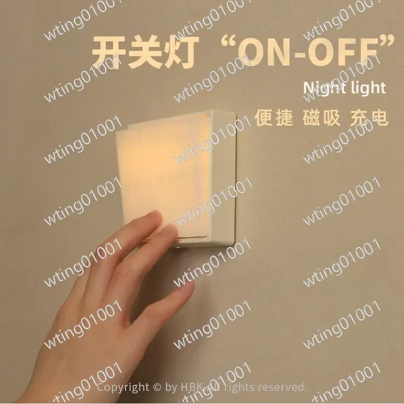 for Creative Switch Light LED Desk Lamp Stepless Dimming Rechargeable Smart Ambient Bedside Nightlight Birthday Gift for Boys
