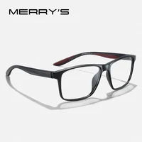 MERRYS DESIGN-gafas deportivas para hombre, monturas TR90, gafas cuadradas para deportes al aire libre, montura para miopía, gafas graduadas S2772