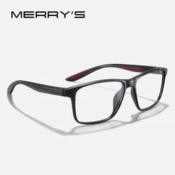 MERRYS DESIGN Men Sport Glasses Frames TR90 Eyewear Outdoor Sports Square Glasses Frame Myopia Prescription Eyeglasses S2772