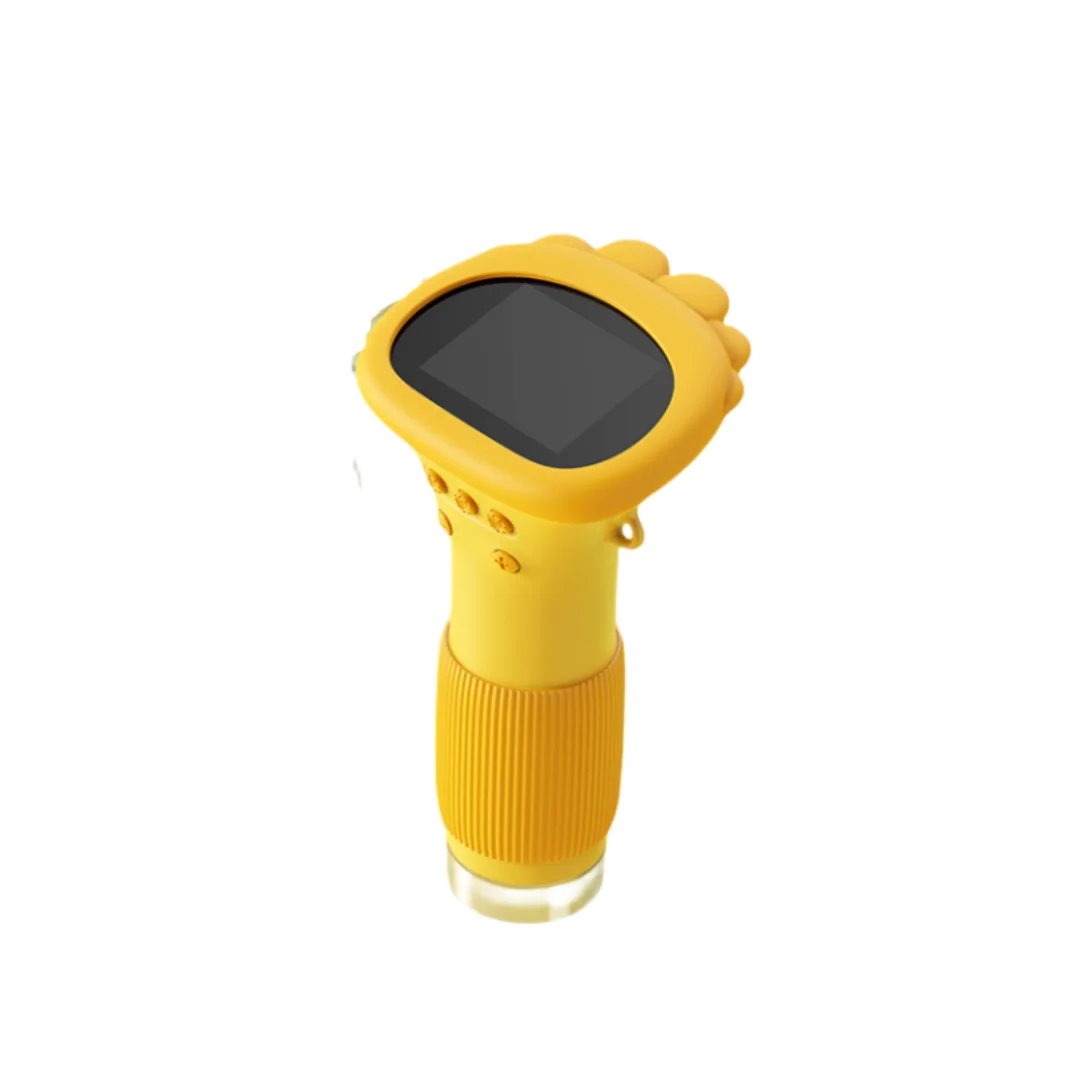 Microscoop voor kinderen Pocket Portable 2 inch IPS-scherm 1000X draagbare digitale microscopen met 8 verstelbare LED-verlichting