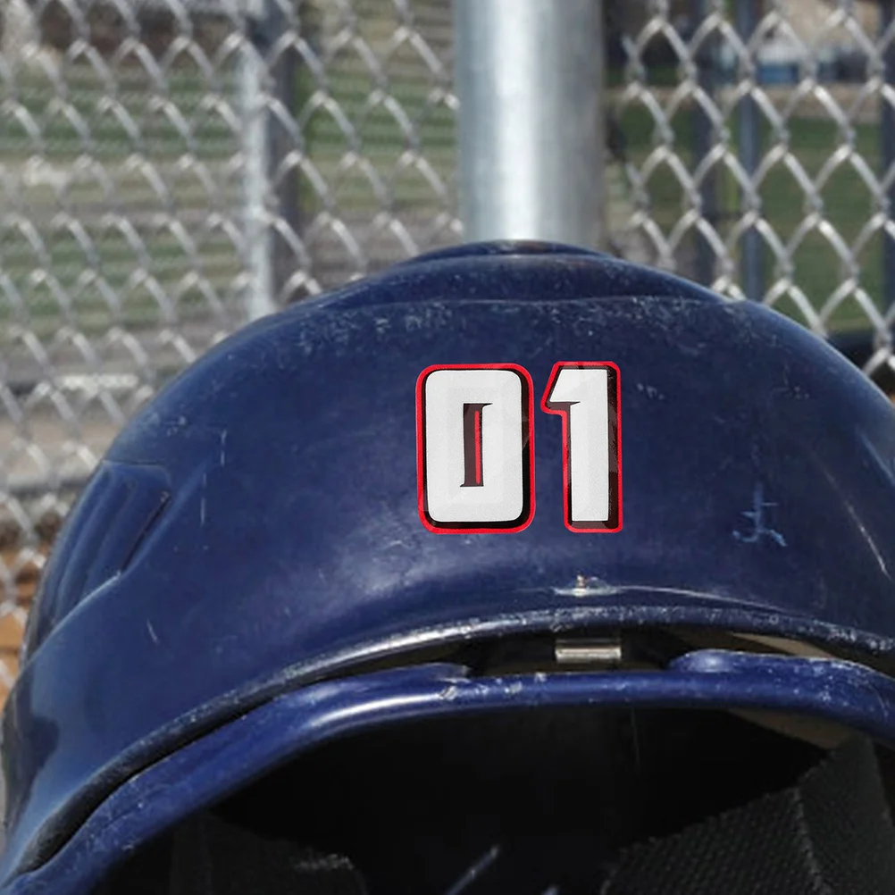 

Number Sticker Hockey Numbers Stickers Labels Softball Football Decals Numbered Baseball