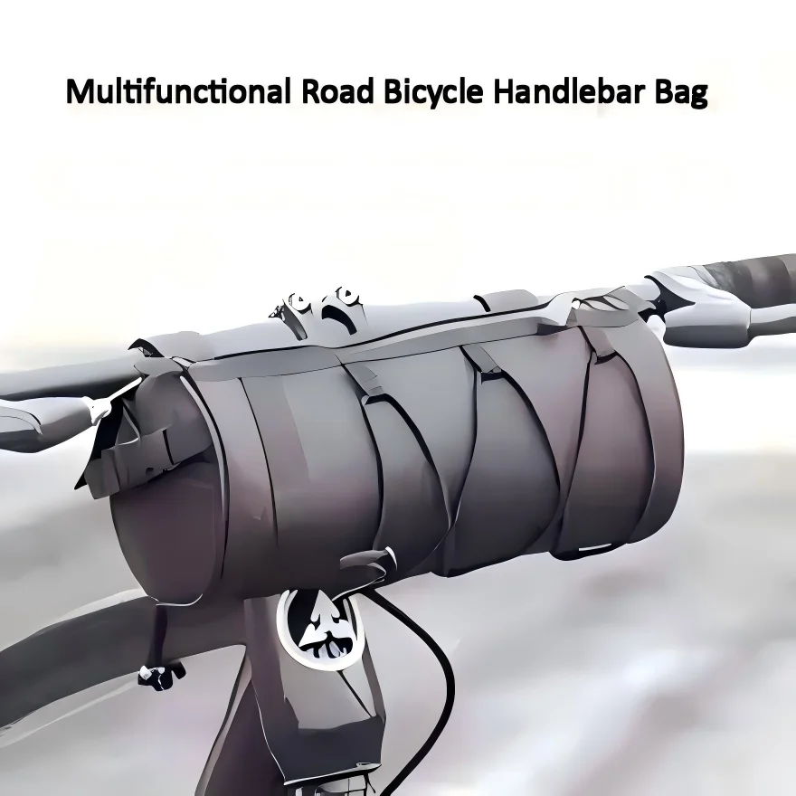 Multifunctional Waterproof Road Bicycle Handlebar Bag MTB Front Tube Bag Portable Frame Pannier Outdoor Shoulder Bag for Cycling