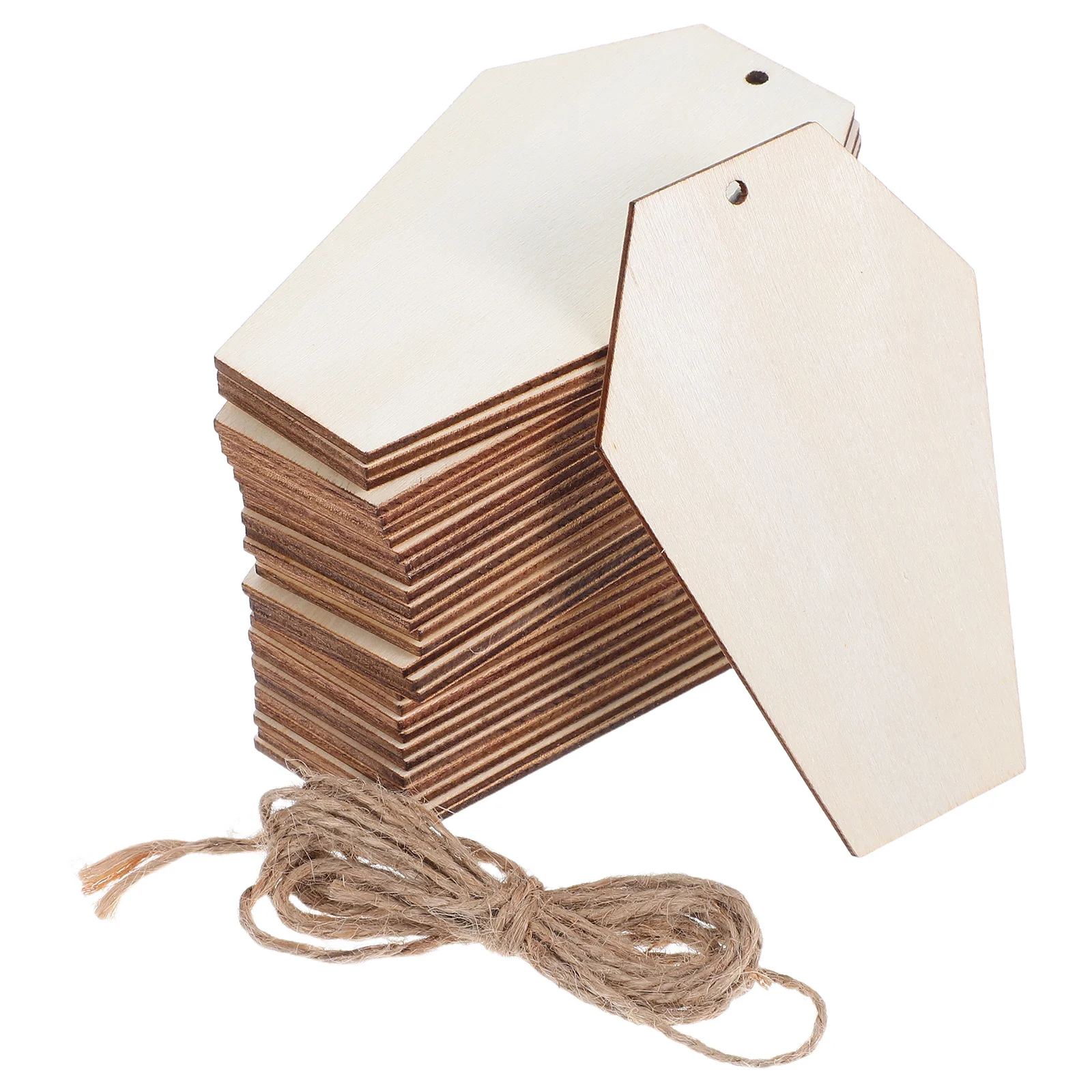 

30Pcs Halloween Wooden Tombstone Cutouts Blank Smooth Wood Slices Paintable DIY Craft Supplies Cemetery Ornaments