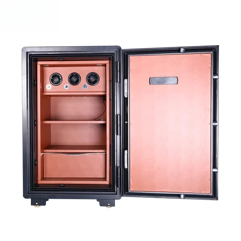 Heavy Duty Custom Watch Winder Fireproof Safe Box Electronic Digital Lock Fingerprint Protection Luxury Design for