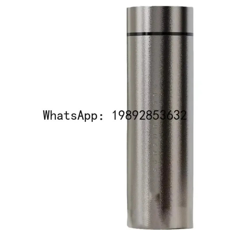 XL pure titanium thermos cup men's and women's business high-end titanium cup outdoor car water cup gift